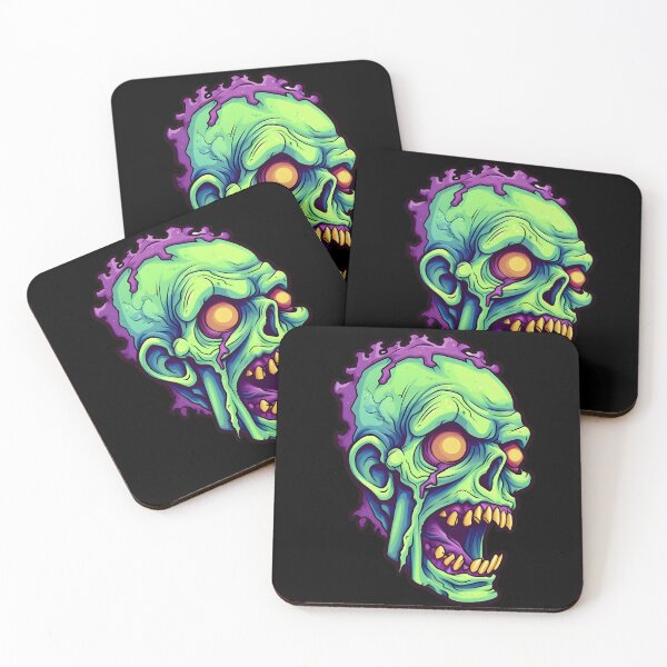 Item preview, Zombi verde con baba morada designed and sold by Clearmind-Arts.