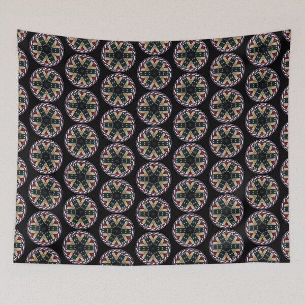 Item preview, Kaleidoscope July 4th Stars and Stripes in Celtic Circle Frame 26 designed and sold by Swabcraft.
