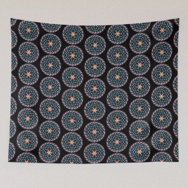 Item preview, Kaleidoscope July 4th Stars and Stripes in Celtic Circle Frame 27 designed and sold by Swabcraft.