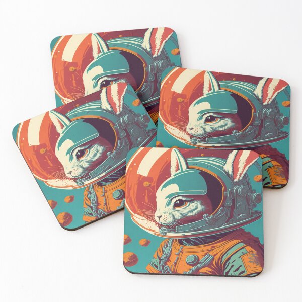Item preview, Astronauta conejo designed and sold by mrbenzero.