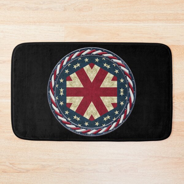 Item preview, Kaleidoscope July 4th Stars and Stripes in Celtic Circle Frame 28 designed and sold by Swabcraft.