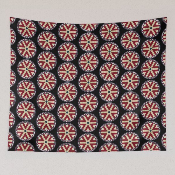 Item preview, Kaleidoscope July 4th Stars and Stripes in Celtic Circle Frame 30 designed and sold by Swabcraft.