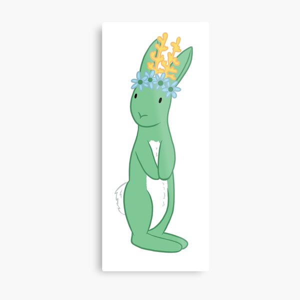Green Spring Festival Jackalope Metal Print