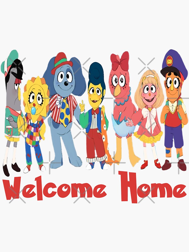 Wally welcome home  Sticker for Sale by Gummybearzz