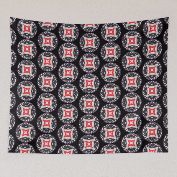 Item preview, Kaleidoscope July 4th Stars and Stripes in Celtic Circle Frame 31 designed and sold by Swabcraft.