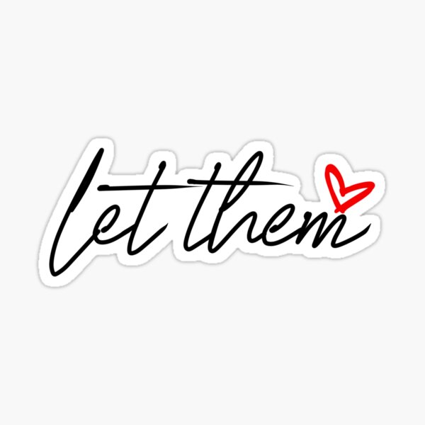 Item preview, Let Them Heart designed and sold by CuteTattoo.