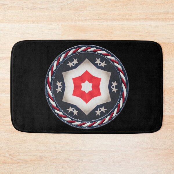 Item preview, Kaleidoscope July 4th Stars and Stripes in Celtic Circle Frame 33 designed and sold by Swabcraft.