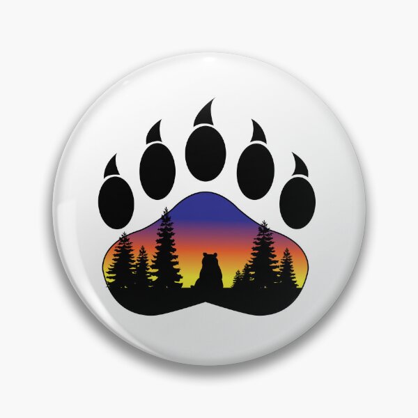 Item preview, Sitting Bear Paw Print designed and sold by DickinsonDesign.