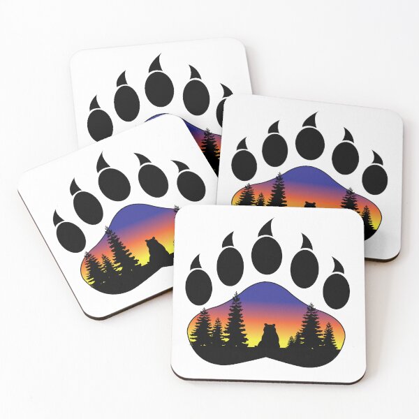 Item preview, Sitting Bear Paw Print designed and sold by DickinsonDesign.