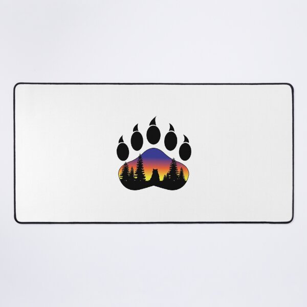 Item preview, Sitting Bear Paw Print designed and sold by DickinsonDesign.