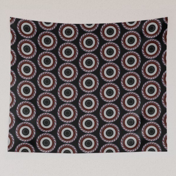 Item preview, Kaleidoscope July 4th Stars and Stripes in Celtic Circle Frame 35 designed and sold by Swabcraft.