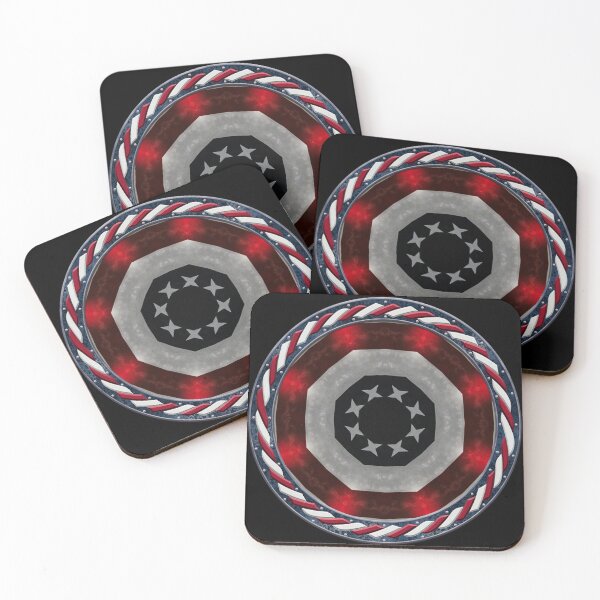 Item preview, Kaleidoscope July 4th Stars and Stripes in Celtic Circle Frame 36 designed and sold by Swabcraft.