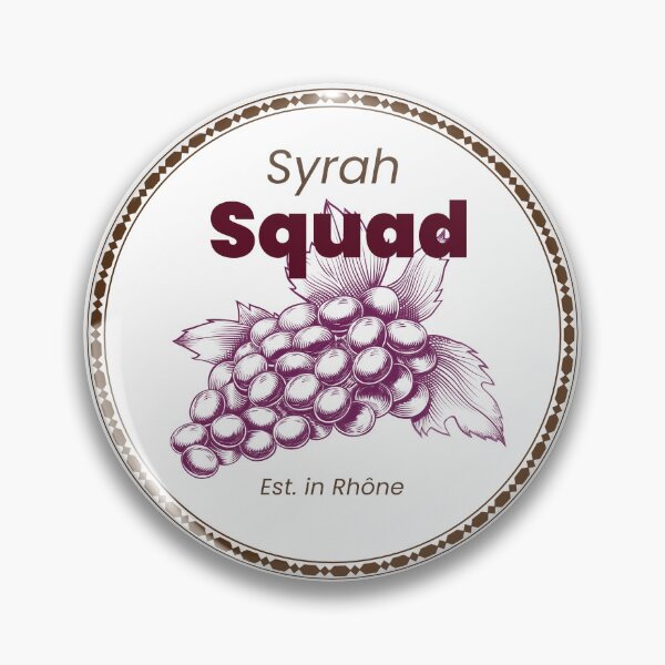 Item preview, Wine Lover Fun and Unique Print - Syrah Squad designed and sold by FabSocietystore.