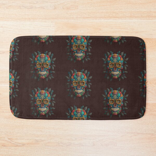 Item preview, Deluxe design made of embroidery skull textile Day of the Dead, Dia de los Muertos designed and sold by Tio-Tecun.