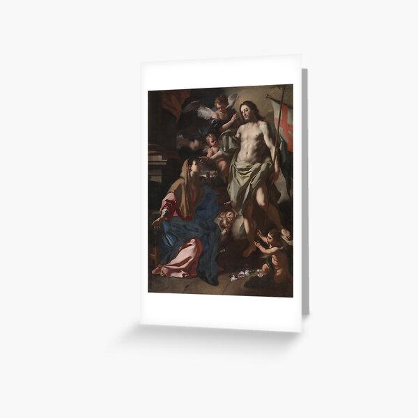 Item preview, The Risen Christ Appearing to the Virgin | Francesco Solimena | 1708 Baroque Biblical Art designed and sold by CJET.