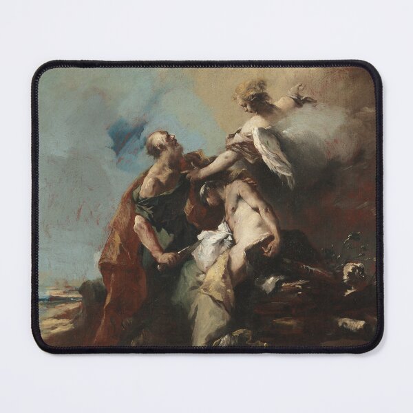 Item preview, The Sacrifice of Isaac | Francesco Guardi | 1750 Venetian Biblical Art designed and sold by CJET.