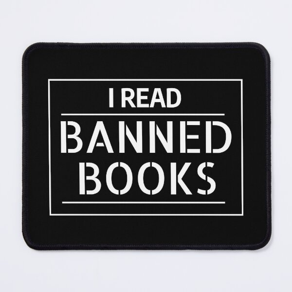 Item preview, Mugshot Sign "I Read Banned Books" designed and sold by RedRubi.