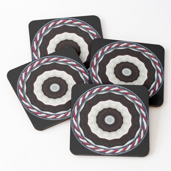 Item preview, Kaleidoscope July 4th Stars and Stripes in Celtic Circle Frame 41 designed and sold by Swabcraft.