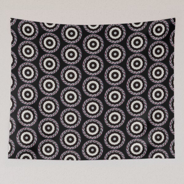 Item preview, Kaleidoscope July 4th Stars and Stripes in Celtic Circle Frame 41 designed and sold by Swabcraft.