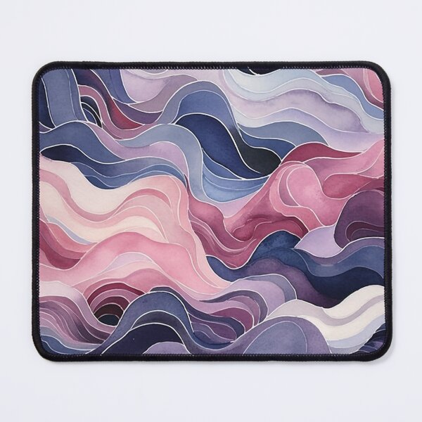 Item preview, Abstract wave watercolor pattern designed and sold by DaisyMarroquin.