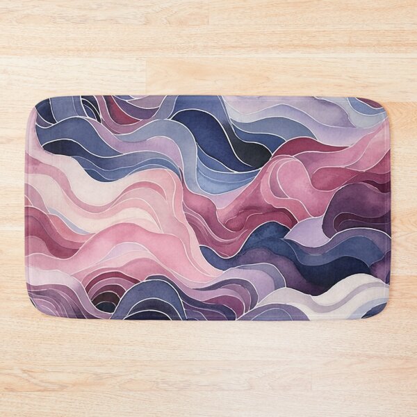 Item preview, Abstract wave watercolor pattern designed and sold by DaisyMarroquin.