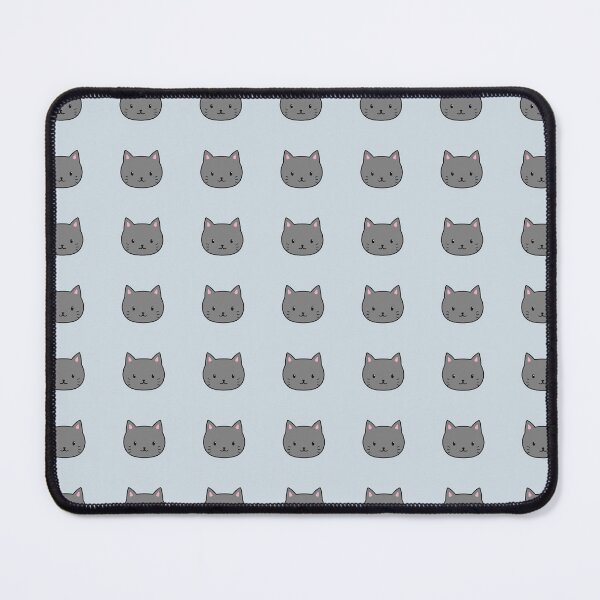 Item preview, Grey Cat Cute Face designed and sold by ArtsyCats.