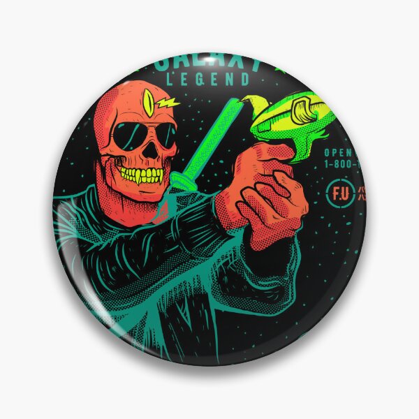 Item preview, Bounty Hunter Sci-Fi Skull designed and sold by tokebi-skulls.