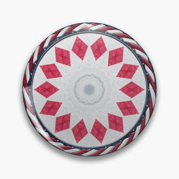 Artikelvorschau, Kaleidoscope July 4th Stars and Stripes in Celtic Circle Frame 45 entworfen und verkauft von Swabcraft.