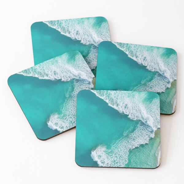 Item preview, Tropical Hideaway - Turquois Waves Washing Up On Sandy Beach designed and sold by BBGIFTSUK.