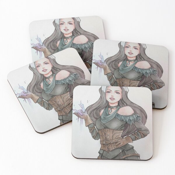 Item preview, Yennefer Watercolour Art designed and sold by ArtsyCats.