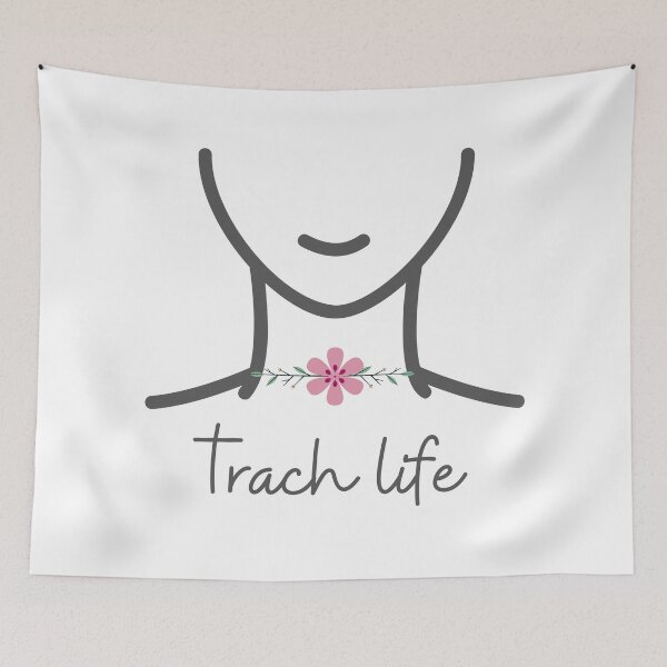 Aperçu de l'œuvre Sensibilisation à la trachéotomie Trach Life créée et vendue par CKHorizonDesign.
