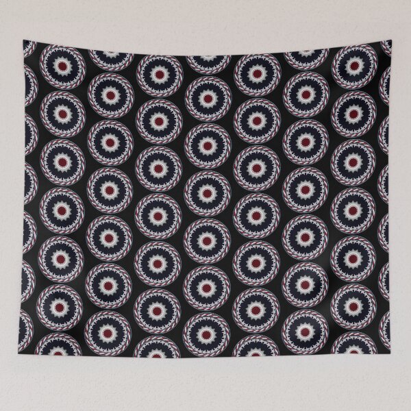 Item preview, Kaleidoscope July 4th Stars and Stripes in Celtic Circle Frame 47 designed and sold by Swabcraft.