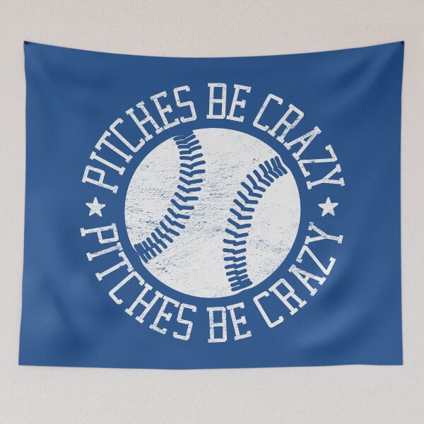 Item preview, Funny Grunge Style Baseball Design: Pitches Be Crazy! designed and sold by hadleyfoo.