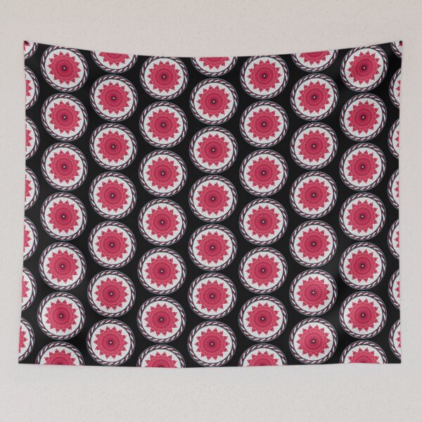 Item preview, Kaleidoscope July 4th Stars and Stripes in Celtic Circle Frame 49 designed and sold by Swabcraft.