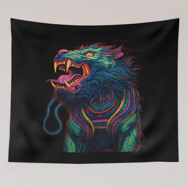 Item preview, Ammit, The Devourer - Egyptian Mythology Artwork designed and sold by JLCableStudio.