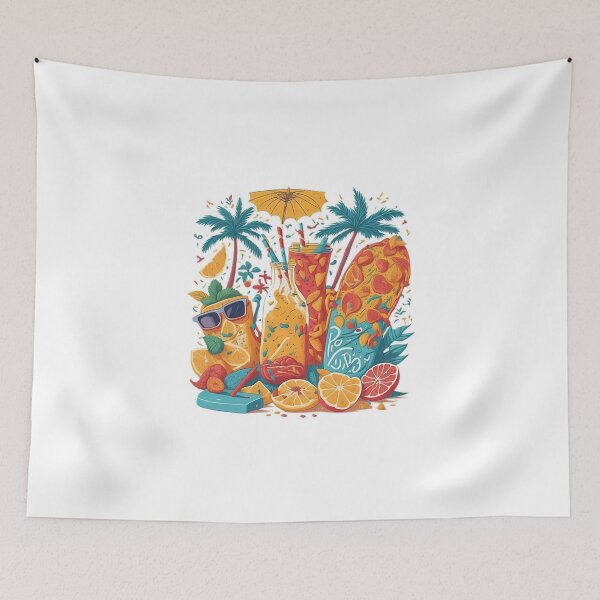 Aperçu de l'œuvre Tropical, été, ambiance de plage créée et vendue par AccendoStore.