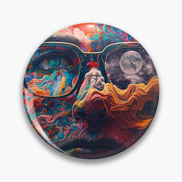 Item preview, Rosto arte digital colorida em nuvens designed and sold by afpnegocios.