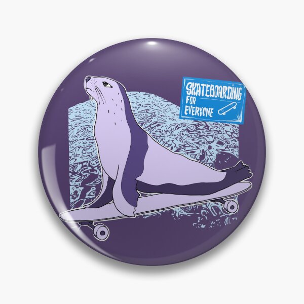 Item preview, Seal - Skateboarding for everyone designed and sold by motylanoga.