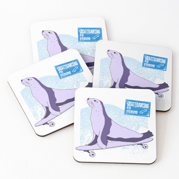 Item preview, Seal - Skateboarding for everyone designed and sold by motylanoga.