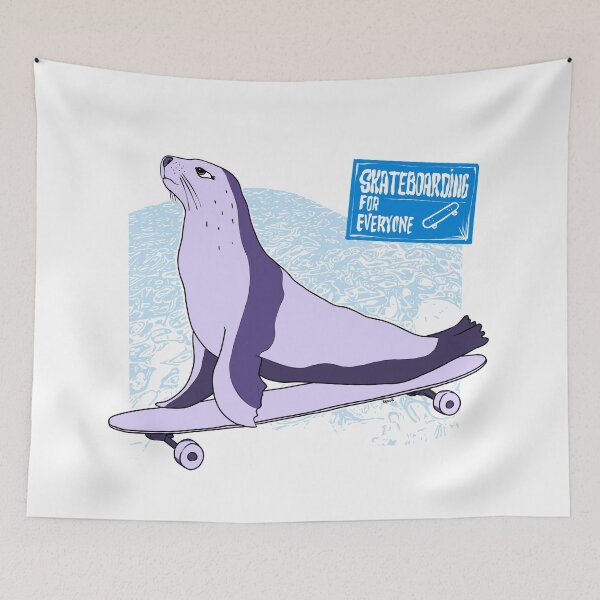 Item preview, Seal - Skateboarding for everyone designed and sold by motylanoga.