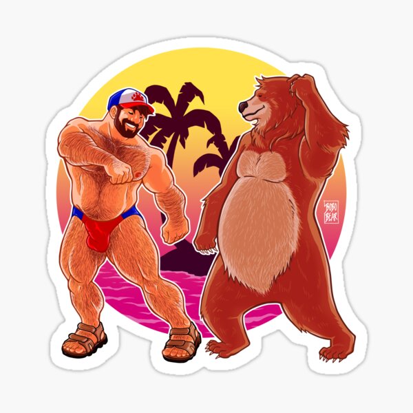 ADAM AND BOBO LIKE TO DANCE Sticker