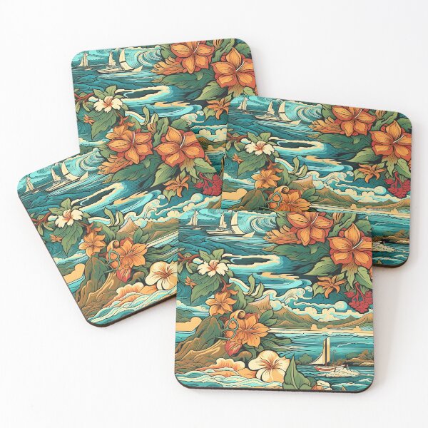 Item preview, Tropical Themed Pattern designed and sold by EverettAtlas.