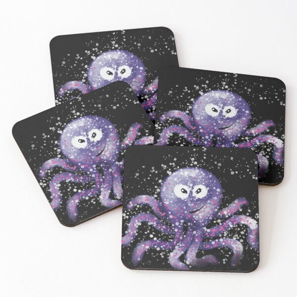 Item preview, Violet octopus designed and sold by Malvamalu.