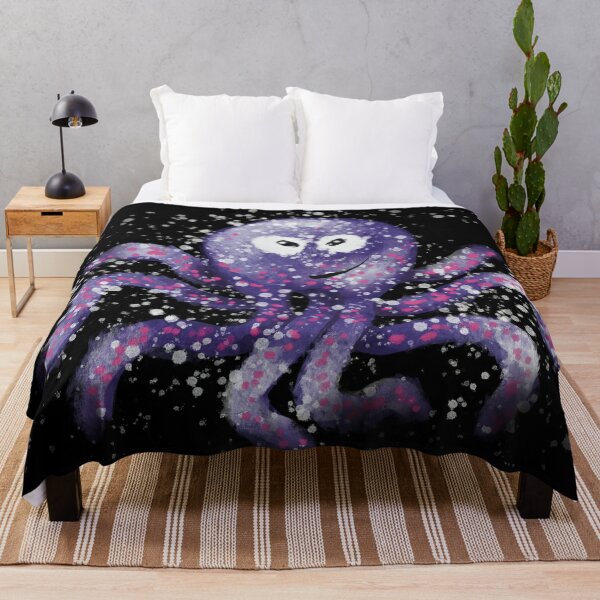 Item preview, Violet octopus designed and sold by Malvamalu.