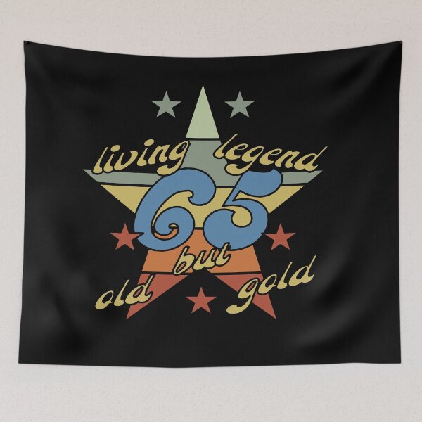 Item preview, 65 years birthday, old but gold vintage designed and sold by MaveArts.