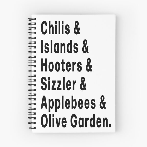 Item preview, American Casual Dining designed and sold by AmyKateism.