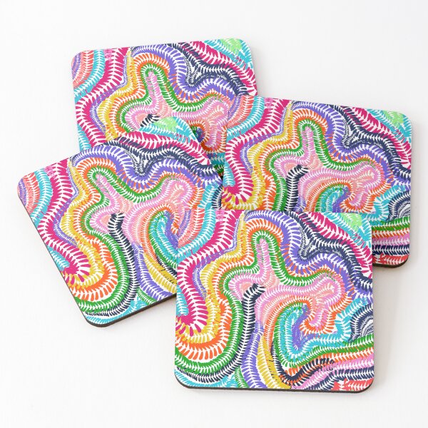 Item preview, Multi Colors Zigzag  designed and sold by Fusedbrush.
