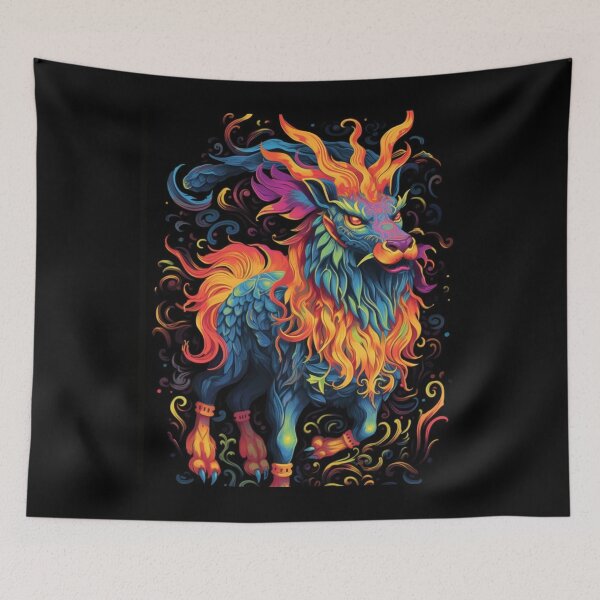 Item preview, Qilin: The Auspicious Dragon-Deer - Chinese Mythology Artwork designed and sold by JLCableStudio.