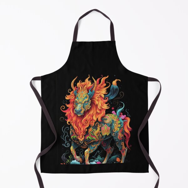 Item preview, Qilin: The Auspicious Dragon-Deer - Chinese Mythology Artwork designed and sold by JLCableStudio.