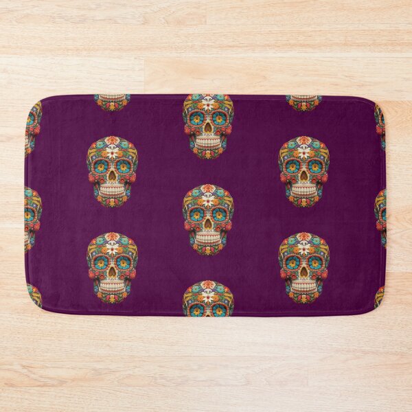 Item preview, Deluxe design made of embroidery skull textile Day of the Dead, Dia de los Muertos designed and sold by Tio-Tecun.